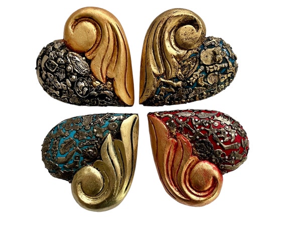 MILAGROS HEART, Mexican Corazon, Virgin Guadalupe Sacred Heart