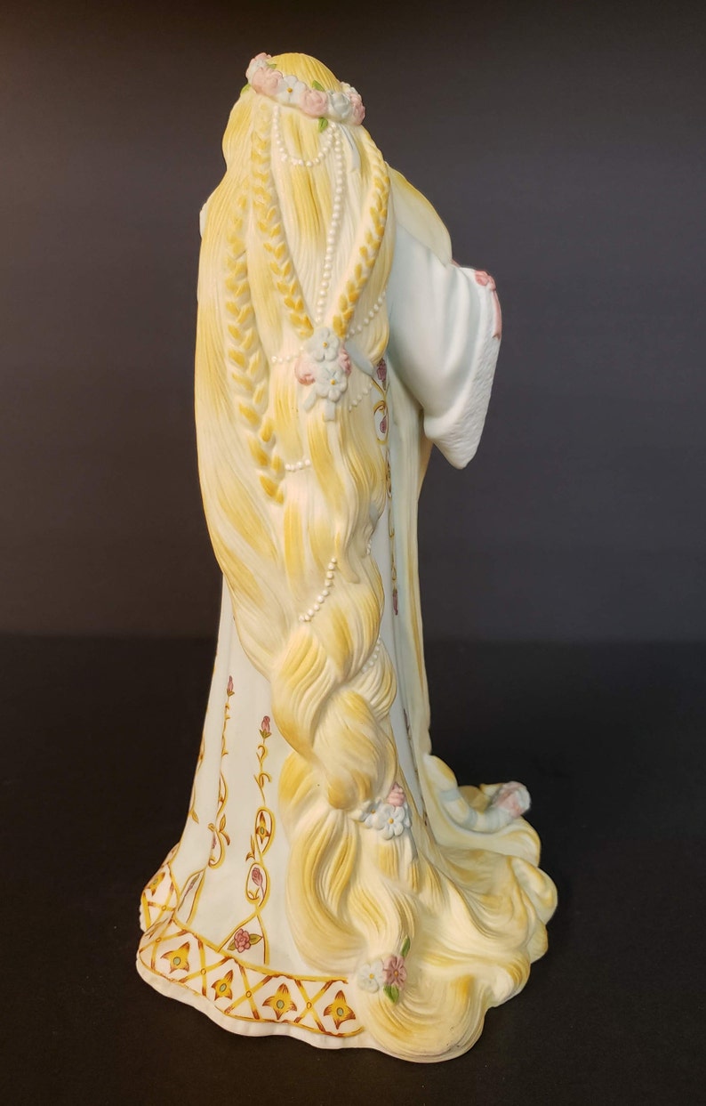 1985 Fairy Tale Mint! Legendary Princess Collection Home Decor Lenox PRINCESS RAPUNZEL FANTASTIC Hand-Painted Bisque Porcelain