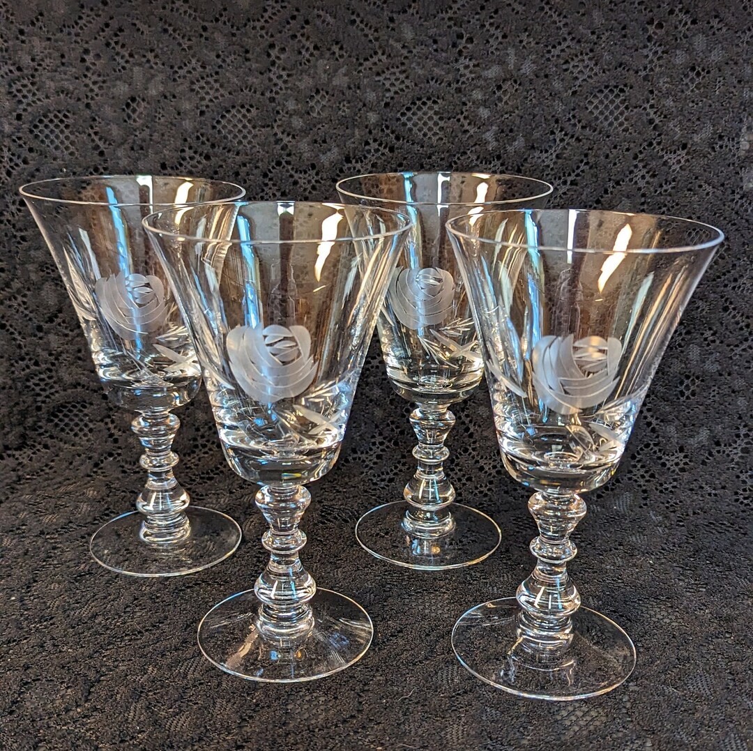 Vintage Fostoria Glass Sugar Bowl & Milk Creamer Set