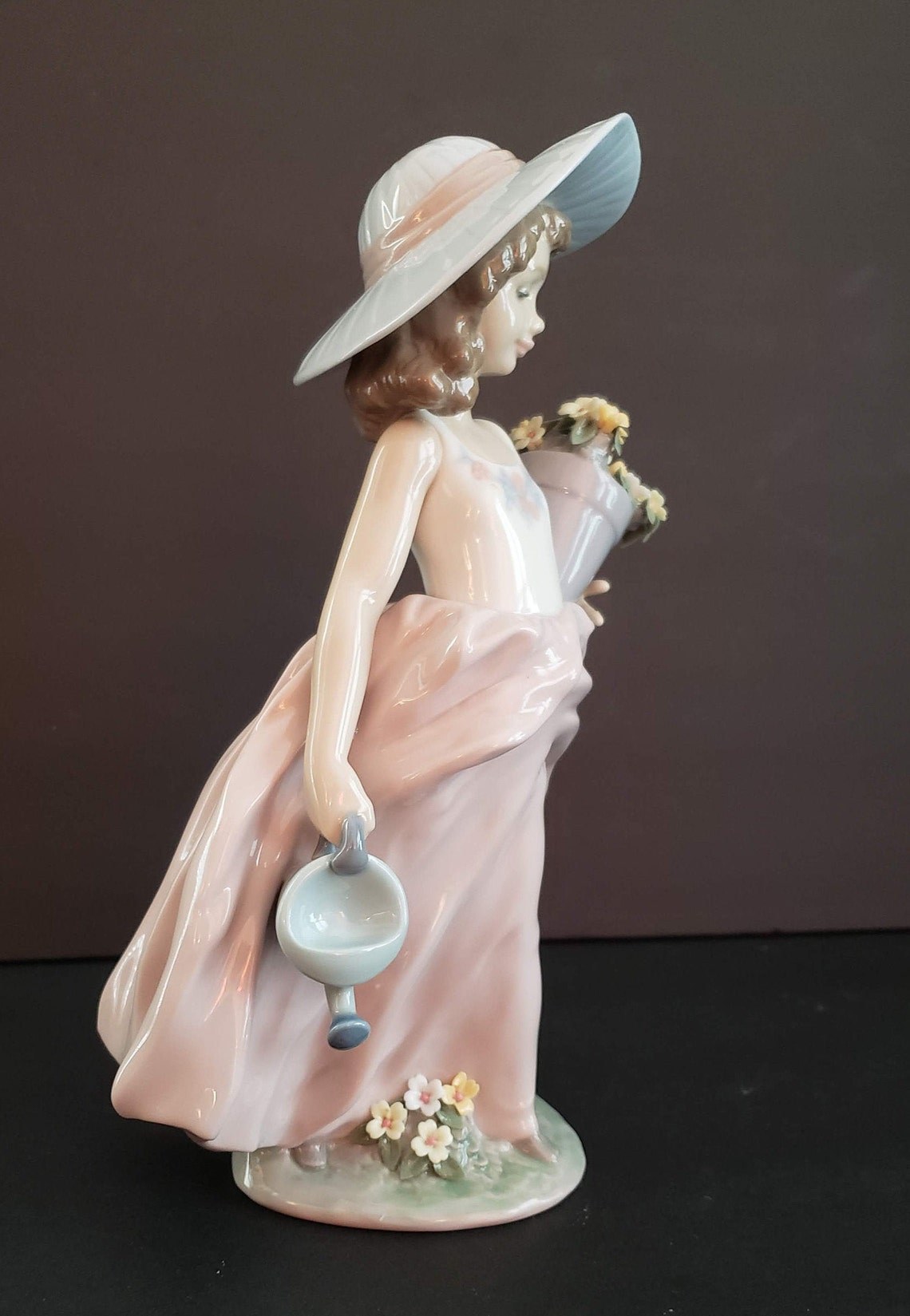 Lladro Retired 7676 A WISH COME TRUE Girl with Bouquet & Etsy