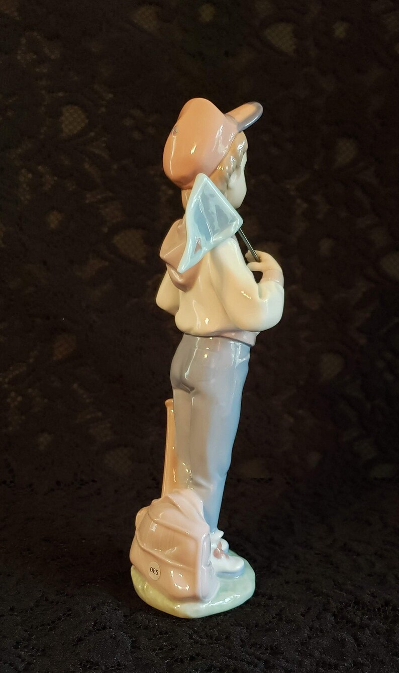 Lladro ALL AMERICAN 6191 Boy Baseball Player Etsy