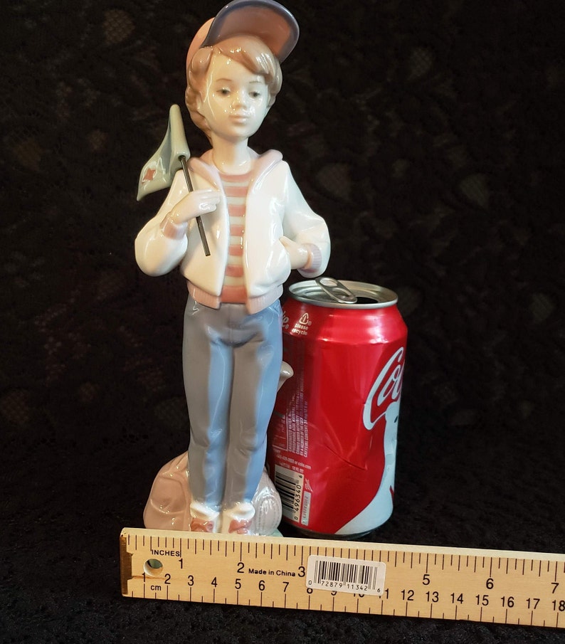 Lladro ALL AMERICAN 6191 Boy Baseball Player Etsy