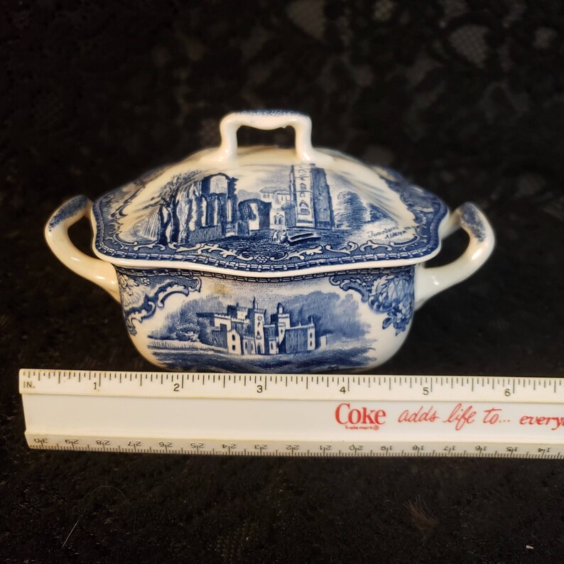 Johnson Brothers Old Britain Castles Stoneware Blue Etsy