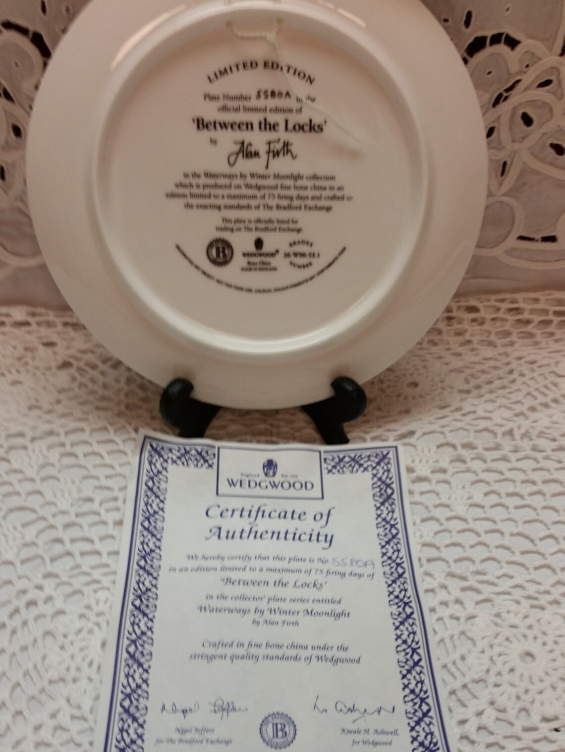 WEDGWOOD Fine Bone China from England Decorative Plate Etsy