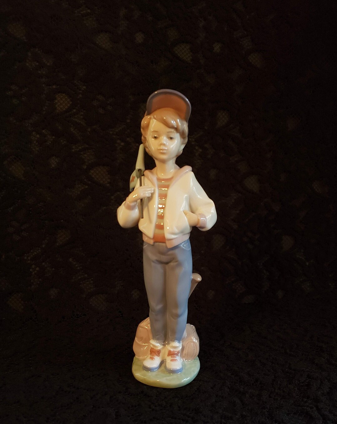 Lladro all American 6191 Boy Baseball Player Etsy