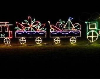 large merry christmas santa train wireframe outdoor holiday yard decoration commercial quality - Christmas Train Yard Decoration large merry christmas santa train wireframe outdoor holiday yard decoration commercial quality - Christmas Train Yard Decoration