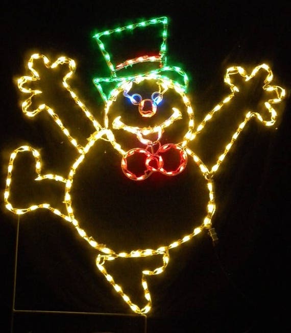 Frosty The Snowman Christmas Outdoor Holiday Yard Decoration Etsy