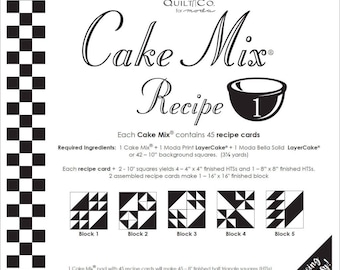 Cake Mix Recipe Pack #1 from Miss Rosie's Quilt Company