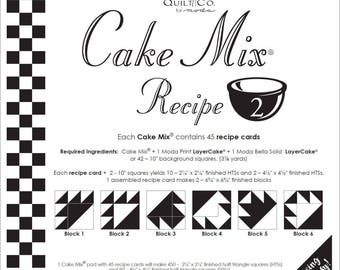 Cake Mix Recipe Pack #2 from Miss Rosie's Quilt Company