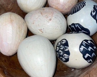 Soap stone eggs for spring Easter or all year decor