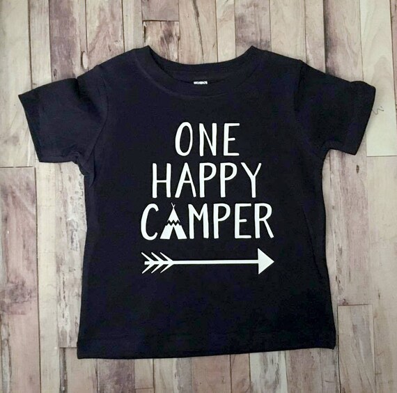 One Happy Camper Baby Bodysuit Kid Shirt Tribal Arrows Etsy