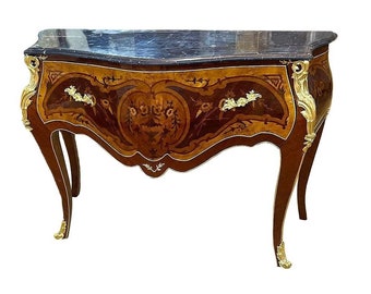 French Commode Louis XV Style Furniture Vintage commode Small comode Gotic Art Interior Design