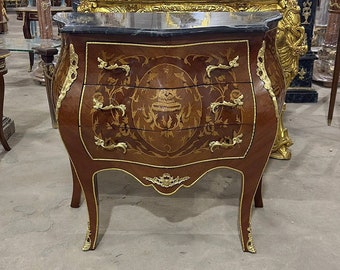 Commode French Louis XV Style Furniture Vintage commode Small comode Gotic Art