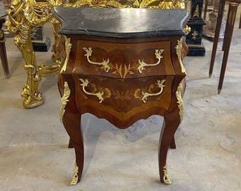 Commode Furniture Louis XV Style Commode French Nightstand Furniture Vintage commode Small comode Gotic Style