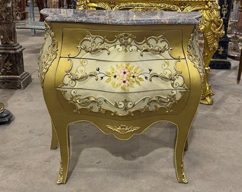 Commode French Louis XV Style Furniture Vintage commode Small comode Gotic Art