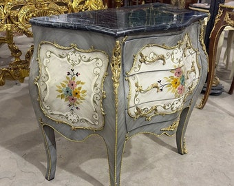 Commode French Louis XV Style Furniture Vintage commode Small comode Gotic Art