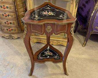 French table *Only one available* Gothic Antique table Gothic furniture Antique furniture French antiques Gold 24k furniture