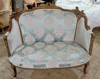 French Settee French Sofa Vintage Furniture Vintage Settee Antique Baroque Furniture Rococo Interior Design Vintage