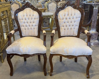 French Chair Vintage White chair New furniture Vintage Furniture Antique Baroque Rococo