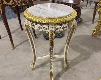 French Table Marble *A pair* table Gothic Antique table Gothic furniture Antique furniture French antiques Gold 24k furniture