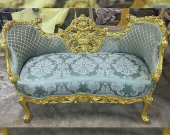 French Bench French Small Settee Vintage Bench Vintage Furniture Antique Baroque Furniture Rococo Interior Design Vintage Chair