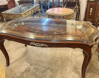 French Style Big Table French Victorian Antique table Gothic furniture Antique furniture French antiques Gold 24k furniture