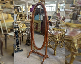 Mirror Baroque mirror Rococo mirror Antique table Gothic furniture Antique furniture French antiques Gold 24k furniture