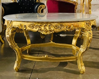 French Table French Coffee Table Baroque Furniture Rococo Table French Furniture Vintage Marble Top Interior Design