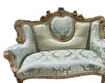 French Furniture Sofa Vintage 24k Gold Vintage Furniture Vintage Sofa Antique Baroque Furniture Rococo Interior Design