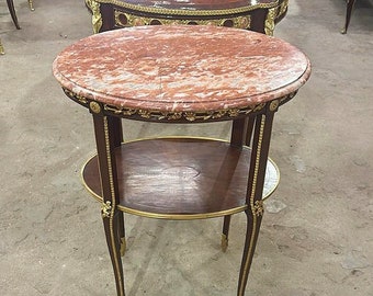Side Table Coffe Table Baroque Style Marble Topped With Gold Details Table Furniture Tables Side Tables