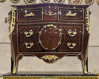 Commode French Louis XV Style Furniture Vintage commode