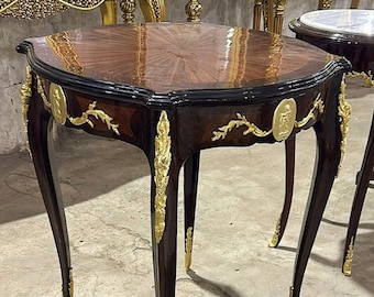 French Louis XV 24k Gold Side Table *Only one available*