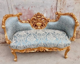 French Bench French Small Settee Vintage Bench Vintage Furniture Antique Baroque Furniture Rococo Interior Design Vintage Chair