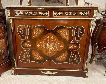 Big Commode French Louis XVI Style Furniture Vintage Commode Marble Top Interior Design