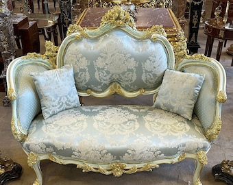 French Furniture Settee Sofa Vintage Furniture Antique Baroque Furniture Rococo Interior Design Vintage