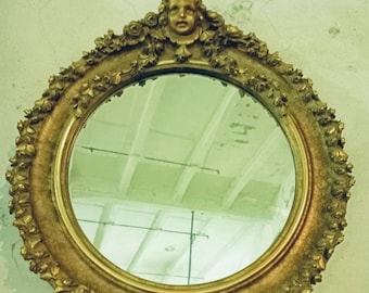 Baroque Mirror *1 Available* Antique Mirror Rococo Gold Leaf French Mirror Floor Mirror Interior Design