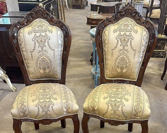 French Chair Vintage Gold chair New furniture Vintage 24k Gold Chair Gold Chair Vintage Furniture Antique Baroque Rococo