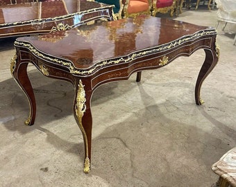 French Style Big Table French Victorian Antique table Gothic furniture Antique furniture French antiques Gold 24k furniture