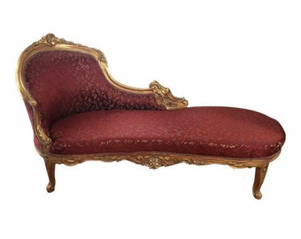 Rococo Red Sofa Etsy