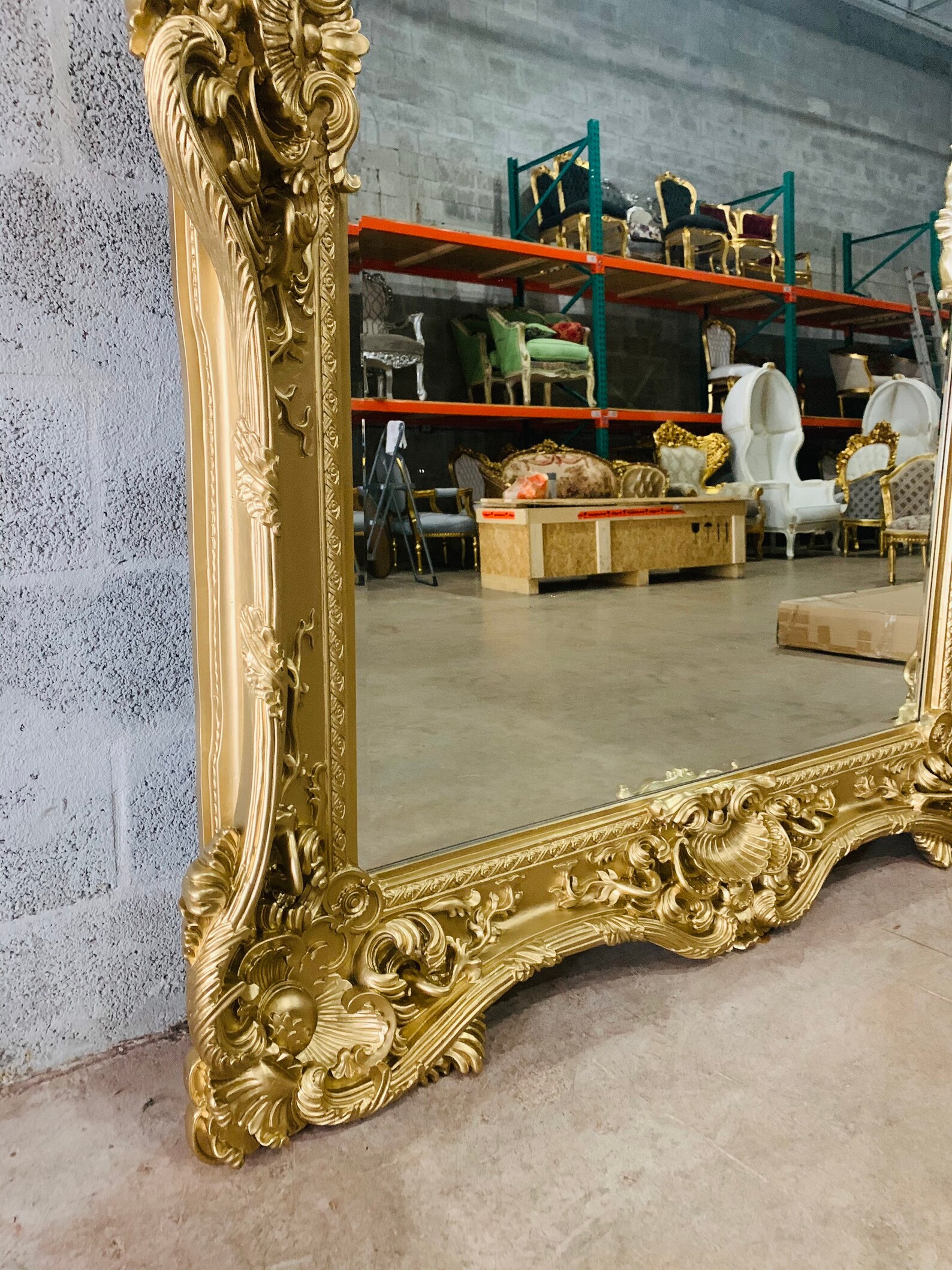 French Mirror Gold 1 Left in Stock Interior Design Baroque - Etsy