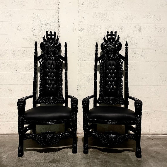 Leather king chair deals