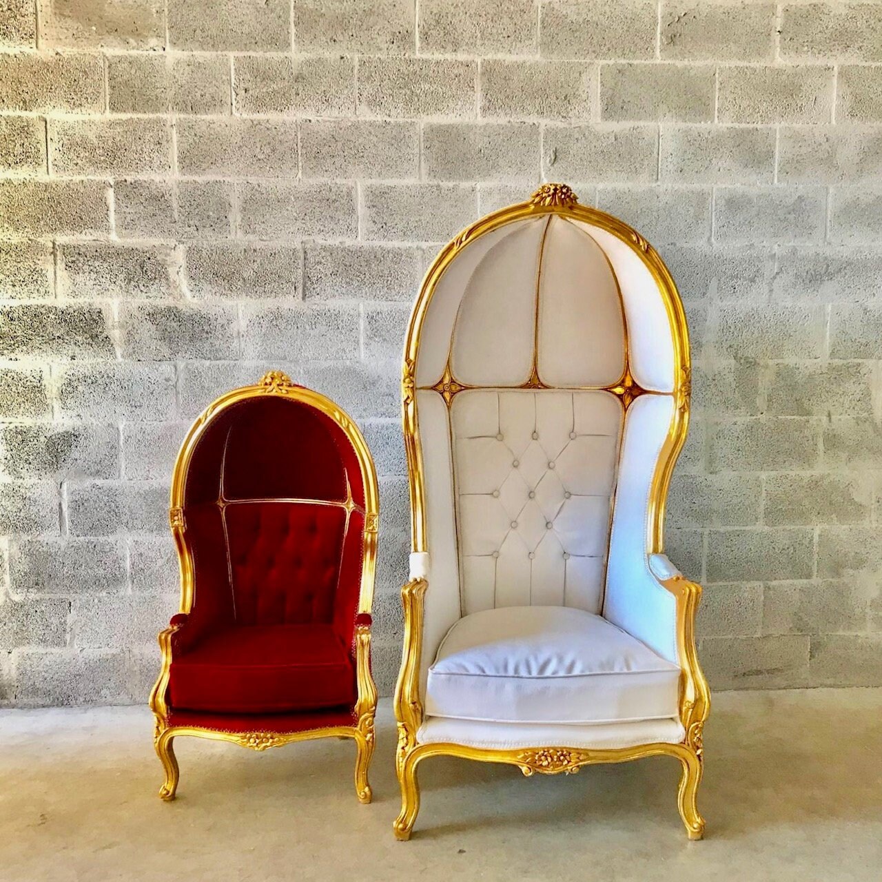 child size throne chair