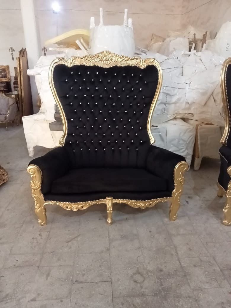 French Settee Vintage Furniture Sofa Gold Settee Antique Settee Rococo  Furniture Baroque Antique Furniture Interior Design 