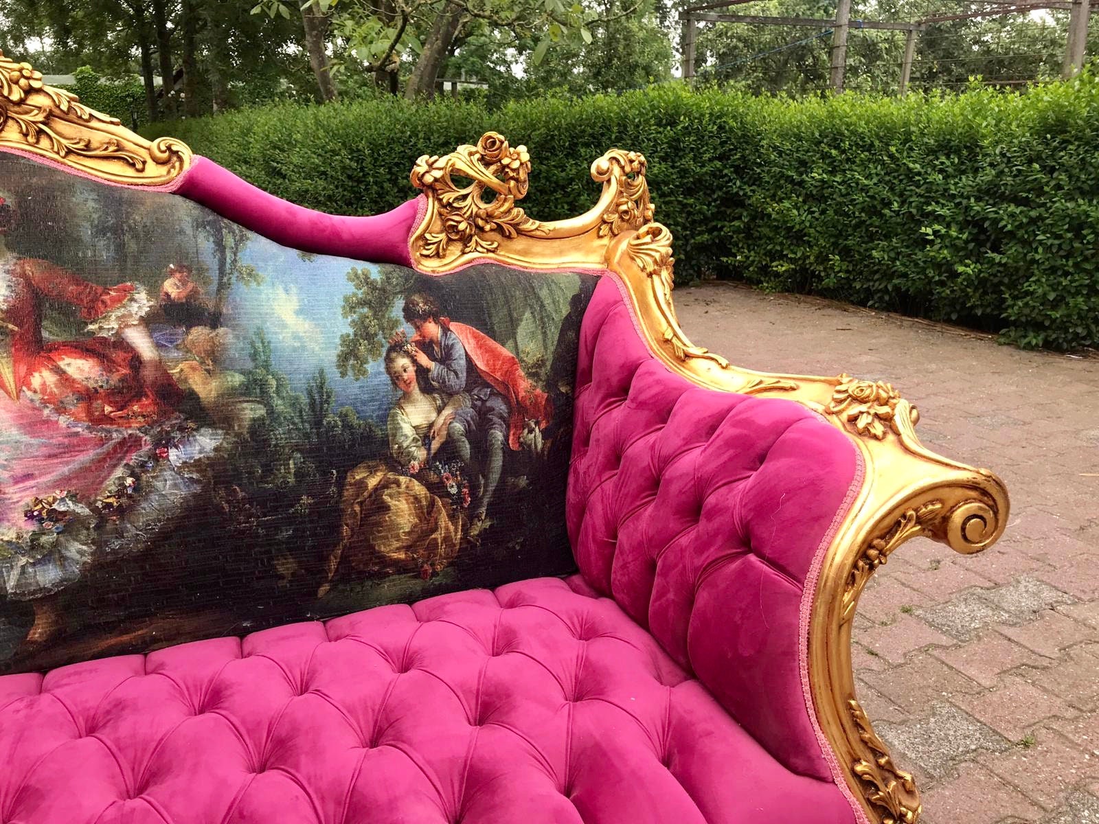 Reserved French Sofa French Louis XVI Furniture Vintage Settee