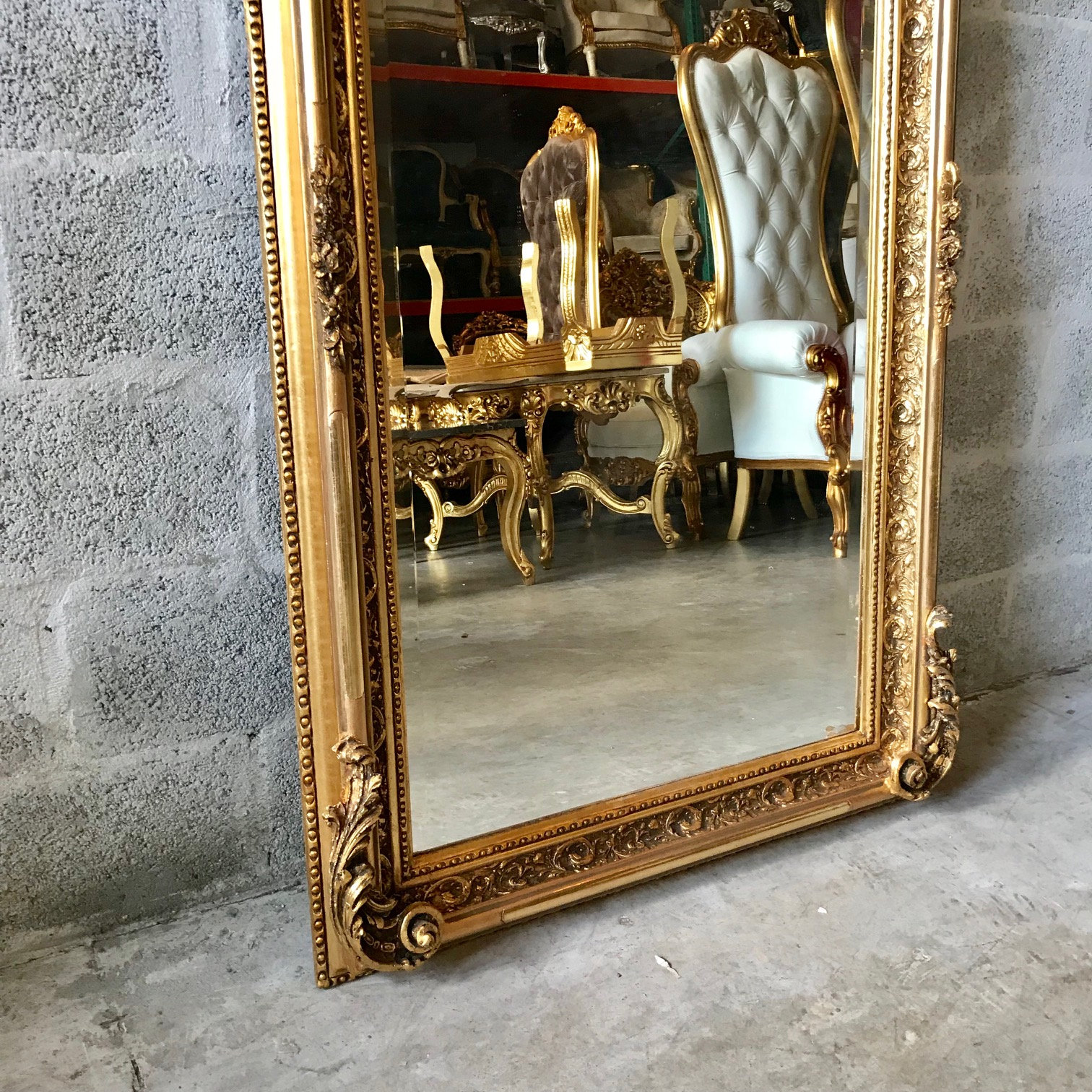 French Mirror 1 in Stock Left French Baroque Mirror Rococo Etsy