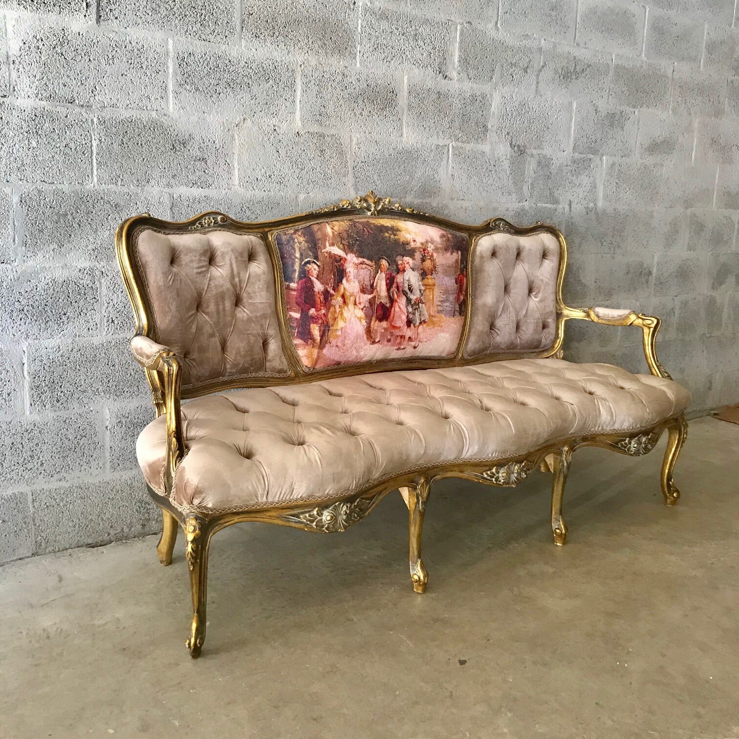 French Furniture French Settee Vintage Sofa Antique Furniture New