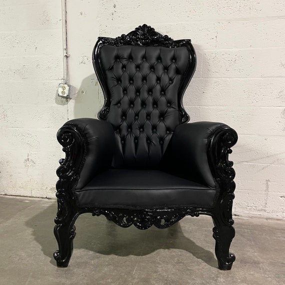 Black victorian chair deals
