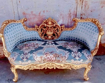 French Bench French Small Settee Vintage Bench Vintage Furniture Antique Baroque Furniture Rococo Interior Design Vintage Chair