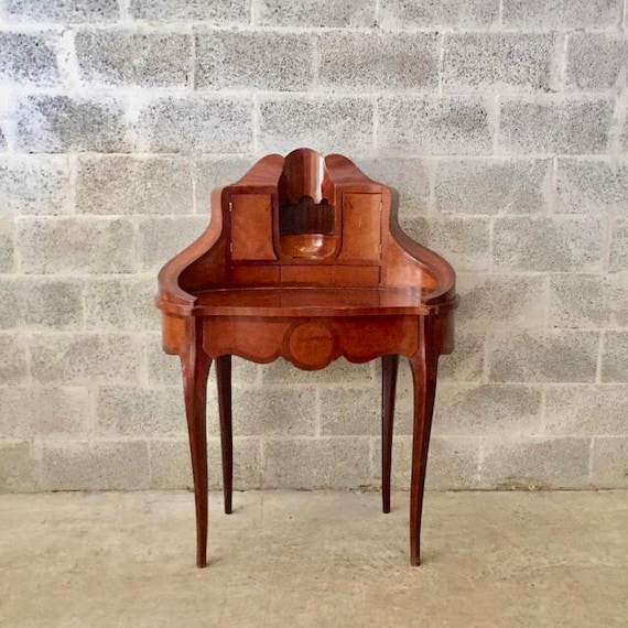 Vintage French Secretary Desk Good Condition Heavy Wood Etsy image 0 - Vintage French Secretary Desk Good Condition Heavy Wood Etsy