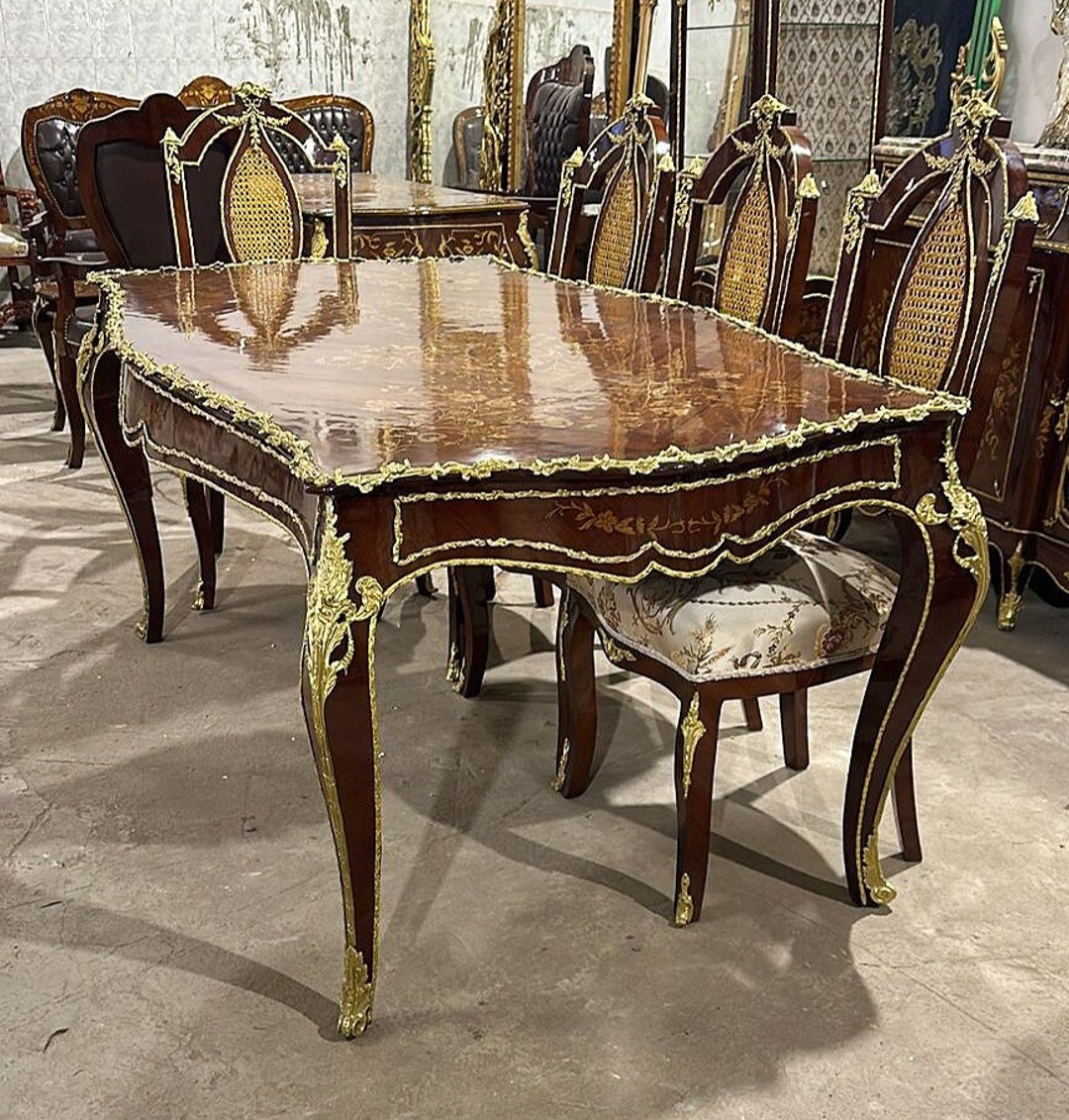 French Dining Room Set 9 Piece Set Available Vintage Furniture